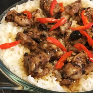 Pork Ribs w/ Black Bean Sauce Rice