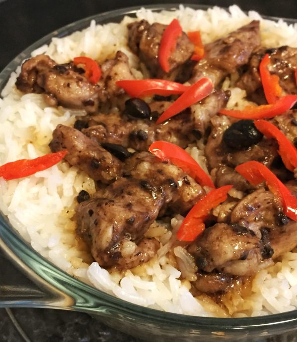Pork Ribs w/ Black Bean Sauce Rice