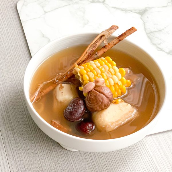 Pork Ribs Soup w/ Ficus Hirta and Dried Yam