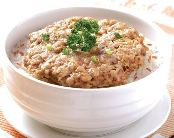 Preserved Chinese Sausage & Steamed Minced Pork w/ Octopus Rice
