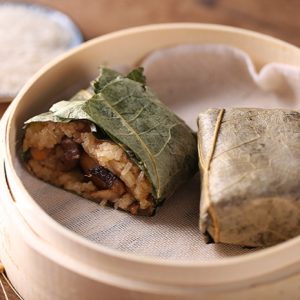 Sticky Rice Lotus Leaf Wraps (Lo Mai Gai)