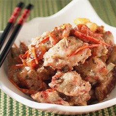 Pork Ribs w/ Plum Sauce